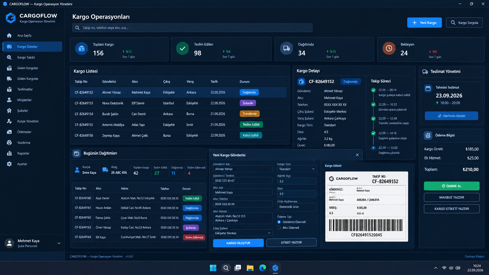 CargoFlow cargo operations management system